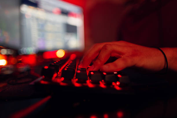 istock A guy enjoying PC gaming; Hands on keyboard 1286368350