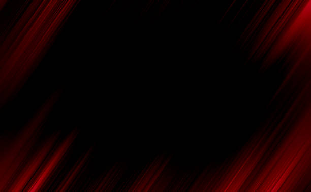 abstracto rojo y negro son patrón claro con el degradado es el con pared de pared de metal textura suave tech diagonal fondo negro oscuro elegante limpio moderno. - nobody copy space equipment high up fotografías e imágenes de stock