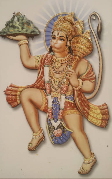 hindu god affengott - hanuman stock-fotos und bilder