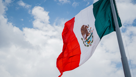 Peru flag waving