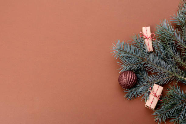 istock Christmas bright colored decorative background with New Year decorations 1286375586