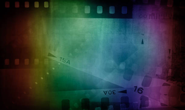 istock Colorful film frames 1286378110