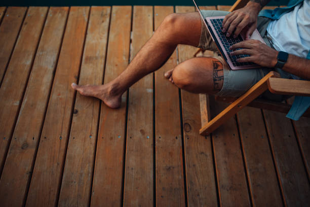 istock Relaxing online on the weekend 1286383742