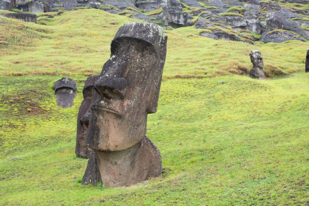 istock Moais at Rano Raraku, Easter Island, Rapa Nui 1286387949
