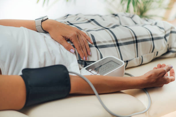 istock Measuring Orthostatic Blood Pressure at Home. 1286389910