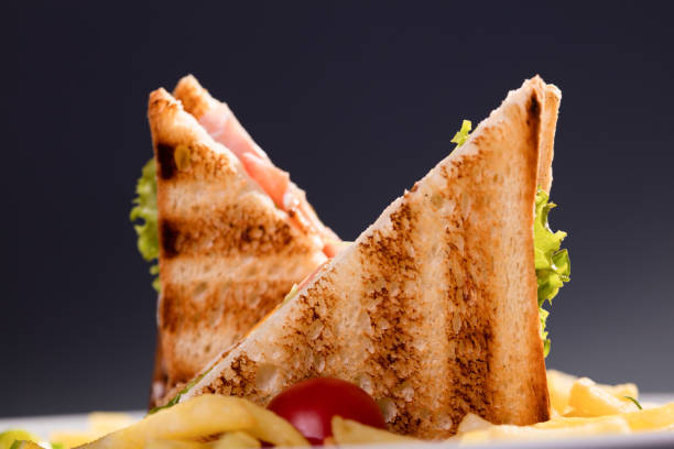 istock Toast sandwich ready to eat 1286390732