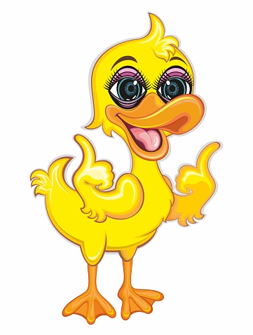 Cute Duck Cartoon Stock Illustration - Download Image Now - Animal, Art,  Bird - iStock