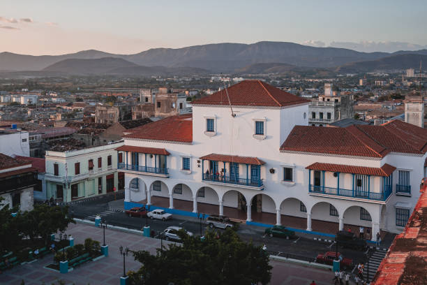 istock Sunset in Santiago de Cuba 1286397934