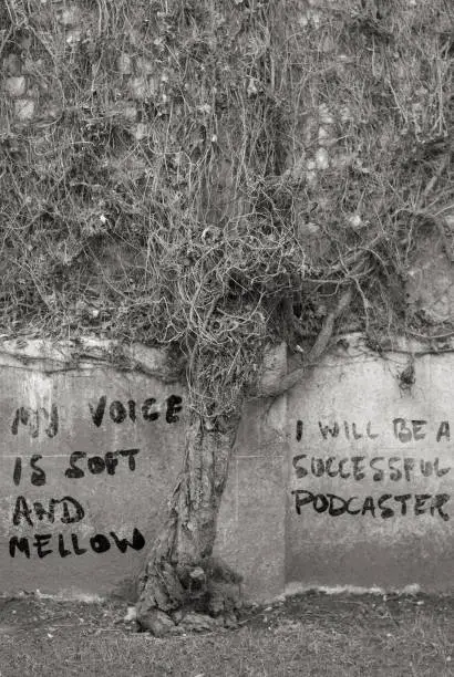 Photo of the aspirations of a podcaster