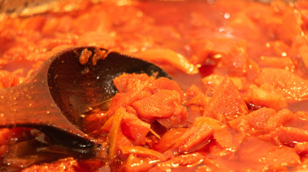 istock In the process of making quince jam 1286403782