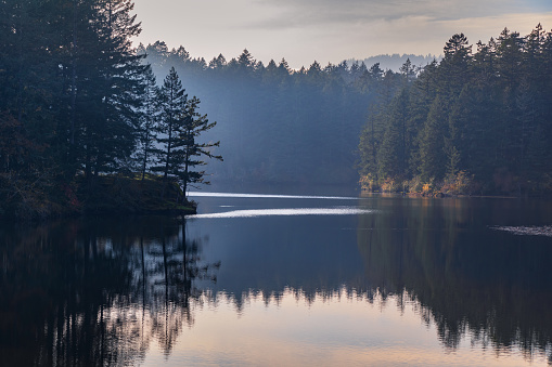 Thetis Lake Regional Park located on southern Vancouver Island, a popular destination year round.
