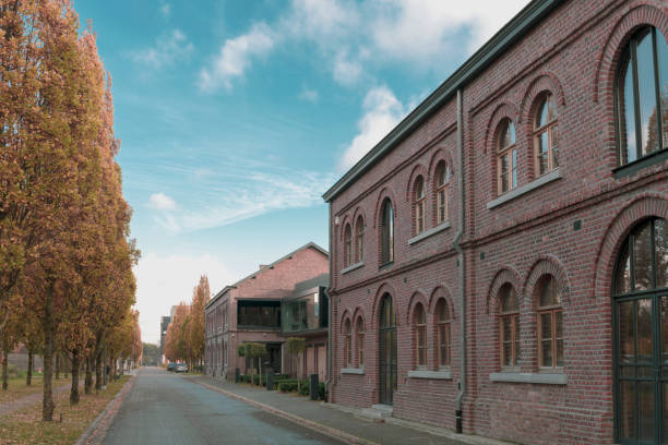 istock Factory street 40-50 th, Modern look 1286406688