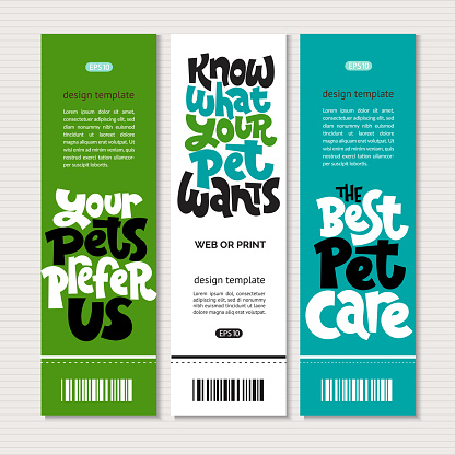 Pet Lettering Lettering About Pet Stock Illustration - Download Image Now - Animal ...