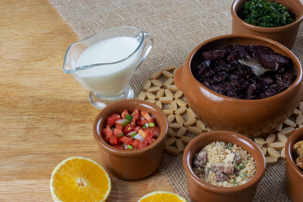 istock Feijoada with coconut milk - typical Brazilian food 1286416859