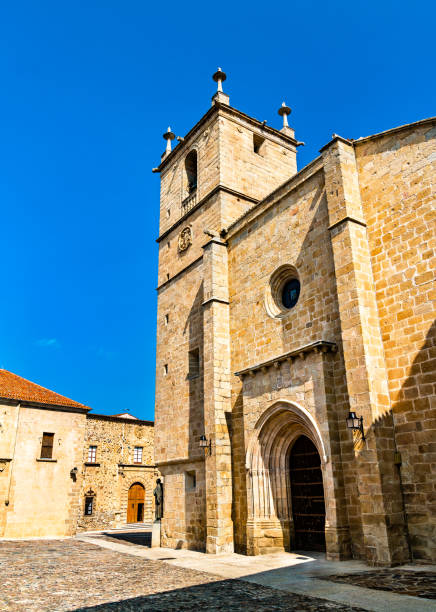 istock Co-Cathedral of Caceres in Spain 1286417850