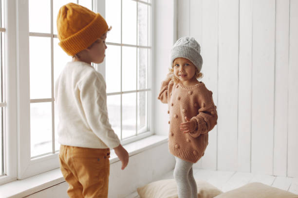 istock Cute children have fun in a studio 1286424015