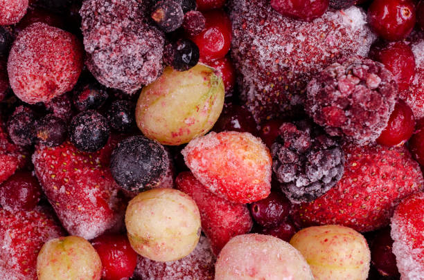 istock Background  mix frozen berries. 1286433796