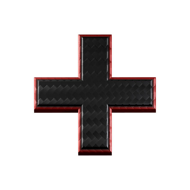 istock 3D carbon fiber font 1286438140