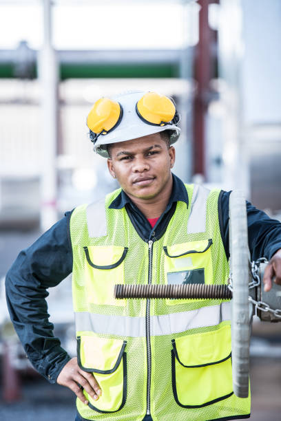 istock Portrait of solar energy worker 1286447289