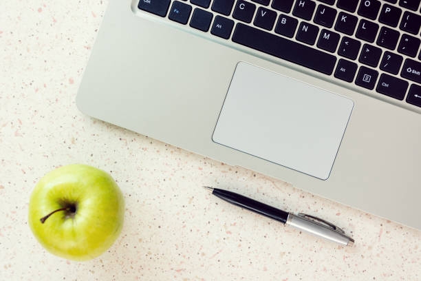 istock remote working home office top of the table 1286458374