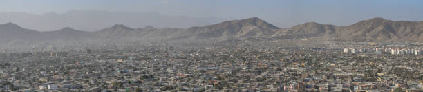 View over Kabul The Kabul metropolitan area has a population of about 2.8 million inhabitants. kabul stock pictures, royalty-free photos & images