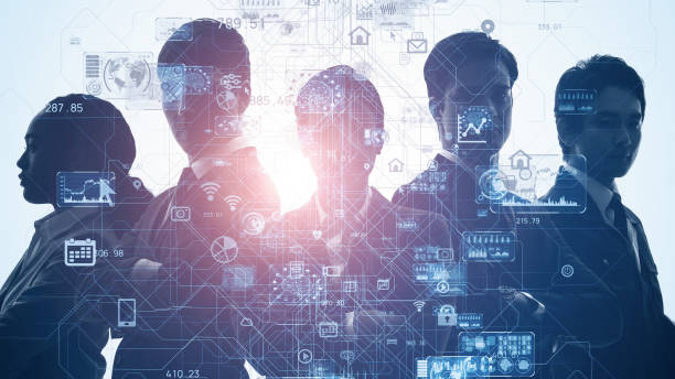 istock Global communication network concept. Worldwide business. Human resources. 1286468975