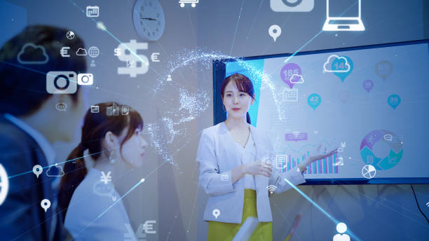 istock Business network concept. Group of businessperson. Teamwork. Human resources. 1286469122
