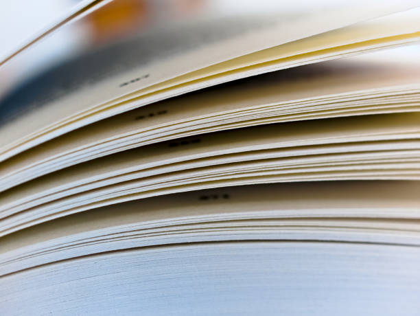 istock Side view of book pages, fanned 1286472470