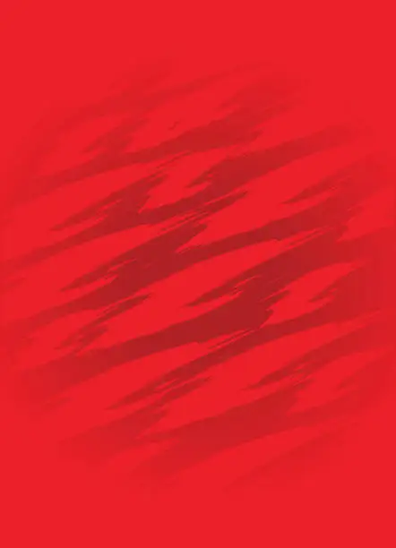 Vector illustration of Vibrant Bright Red Gradient Background Template for Funky Creative Design
