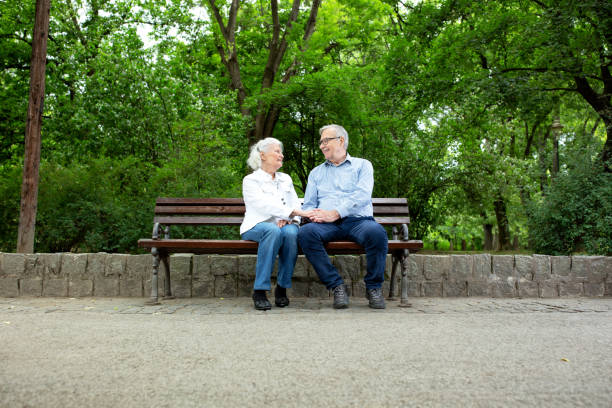 istock Senior couple and their sincere and never ending love 1286479855