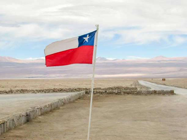 istock chile flag in the atacama desert 1286480546