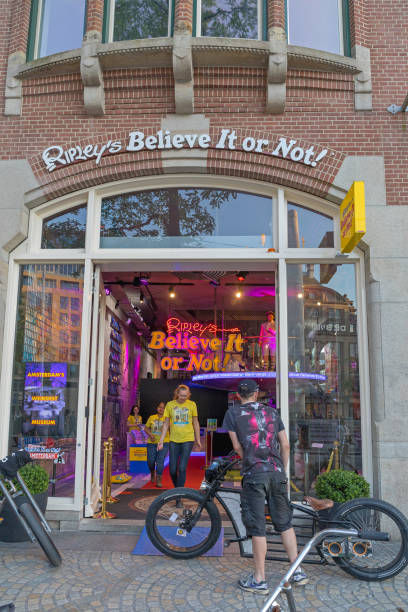 Amsterdam, Netherlands - May 15, 2018: Famous Ripleys Believe It or Not Museum in Amsterdam, Holland.