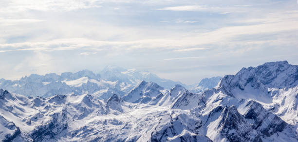 alpen-berglandpanorama am diablerets-gletscher - berne canton switzerland landscape travel stock-fotos und bilder