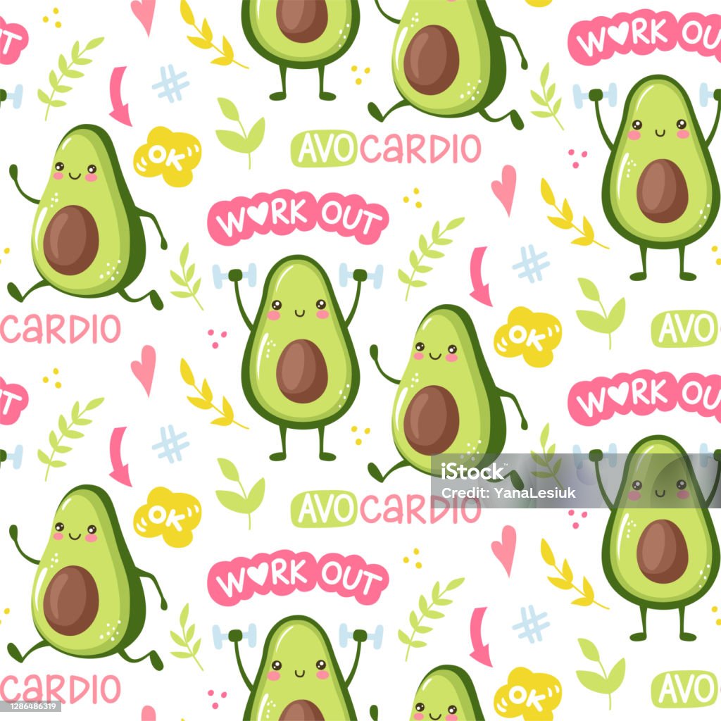 Ilustración de Lindo Patetrn De Aguacate Sin Costuras Dibujos Animados Fondo Divertido O Impresión Diseño Kawaii Ilustración De Vector Fruta y más Vectores Libres de Derechos de Motivo repetido - iStock Ilustración de Lindo Patetrn De Aguacate Sin Costuras Dibujos Animados Fondo Divertido O Impresión Diseño Kawaii Ilustración De Vector Fruta y más Vectores Libres de Derechos de Motivo repetido - iStock