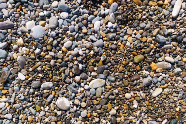 istock sea pebbles, natural background, texture. Sea background and beach. 1286487271