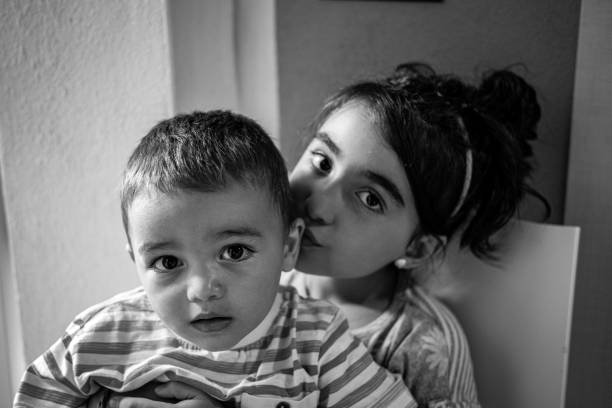 istock Brother and sister 1286487952