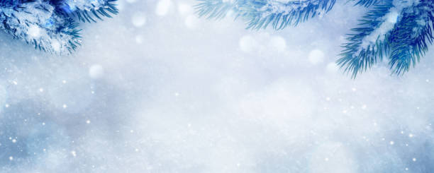 istock beautiful empty winter idyll background, framed with fir tree branches on snow cover with advertising space, idyllic abstract advent season concept 1286497400