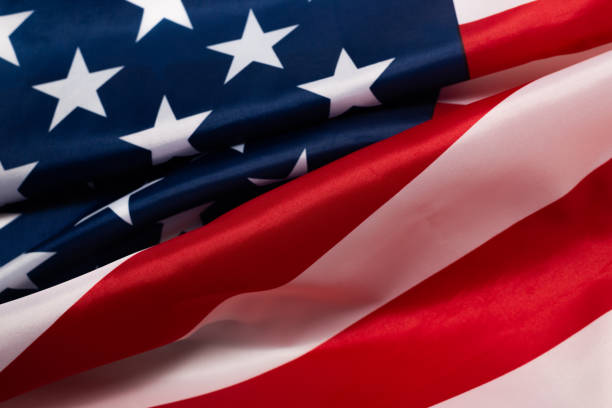 istock American flag as a background. Top view. 1286498865