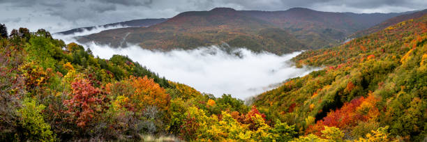 istock Panorama autumn landscape in Italy 1286507098