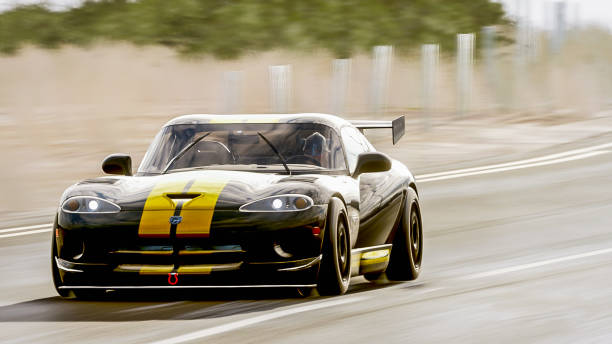 Spain, Badajoz ; November 8 2020: Dodge Viper 97s in videogame Forza Horizon 4