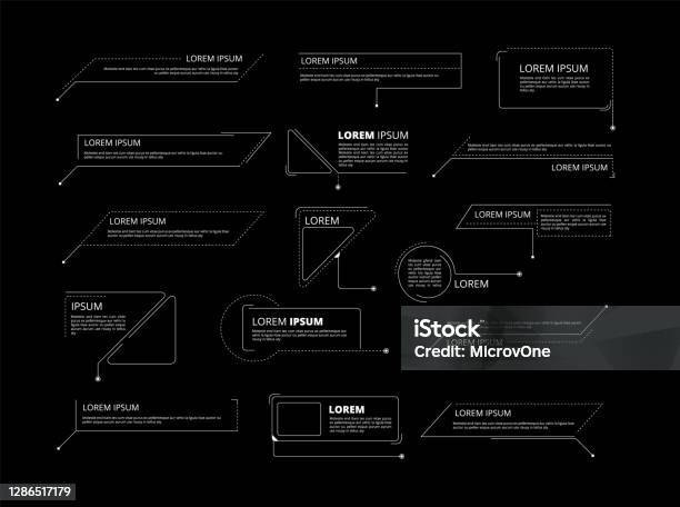 Call Out Label Icon Callouts Text Title Call Out Labels Technology Callout Marketing Boxes ...