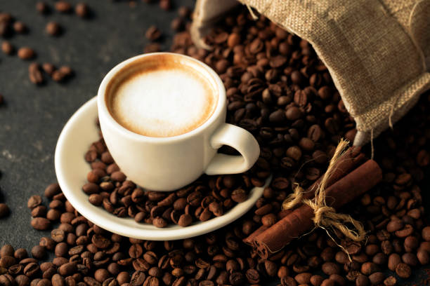 istock Tidal wave of coffee beans advancing 1286519332