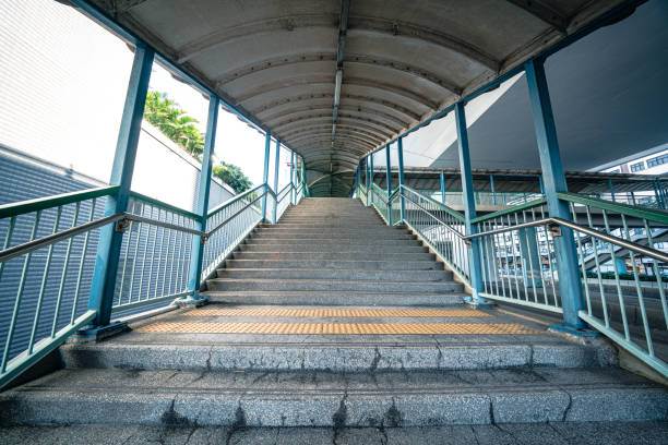 istock Overpass, elevated railway in Hong Kong 1286521144