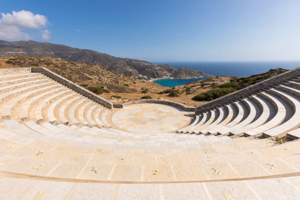 istock View of the Odyseas Elytis, amphitheater. Ios, Greece. 1286523636