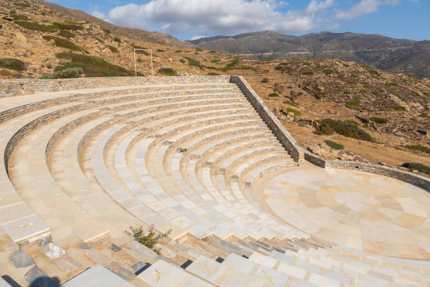 istock View of the Odyseas Elytis, amphitheater. Ios, Greece. 1286523673