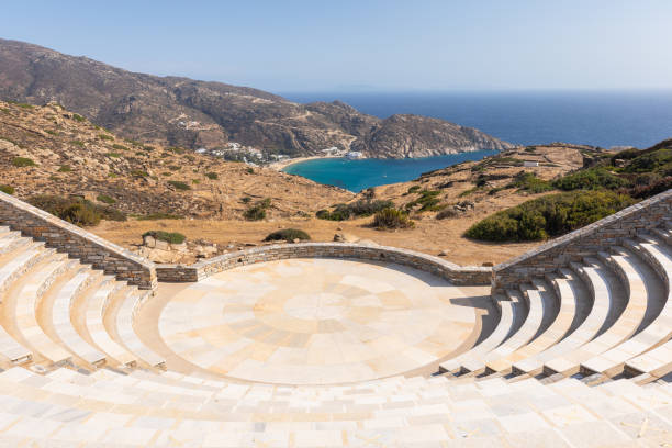 istock View of the Odyseas Elytis, amphitheater. Ios, Greece. 1286523860