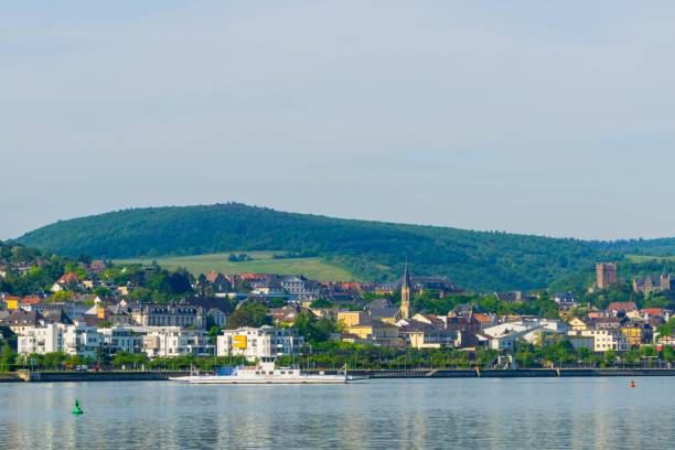 istock Ferry on River Rhine Germany 1286525153