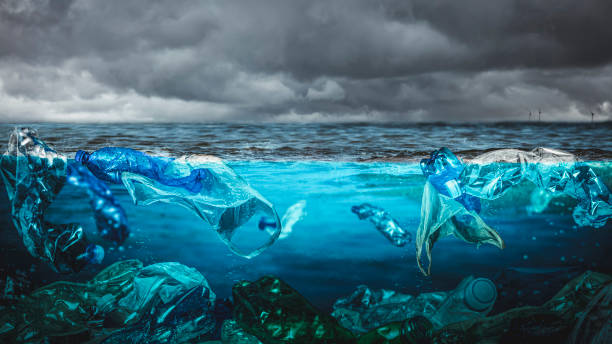 istock plastic bottles and waste of various kinds underwater in the sea. 1286529064