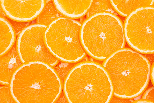 istock Sliced orange slices of a fresh orange 1286530692