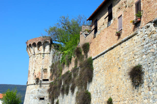 istock Italian city wall San Gimignano 1286535559